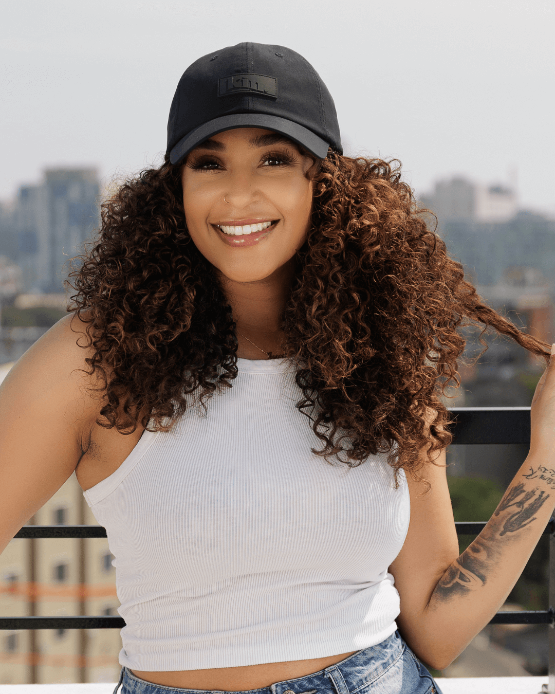 Black Waterproof Satin Lined Dad Hat