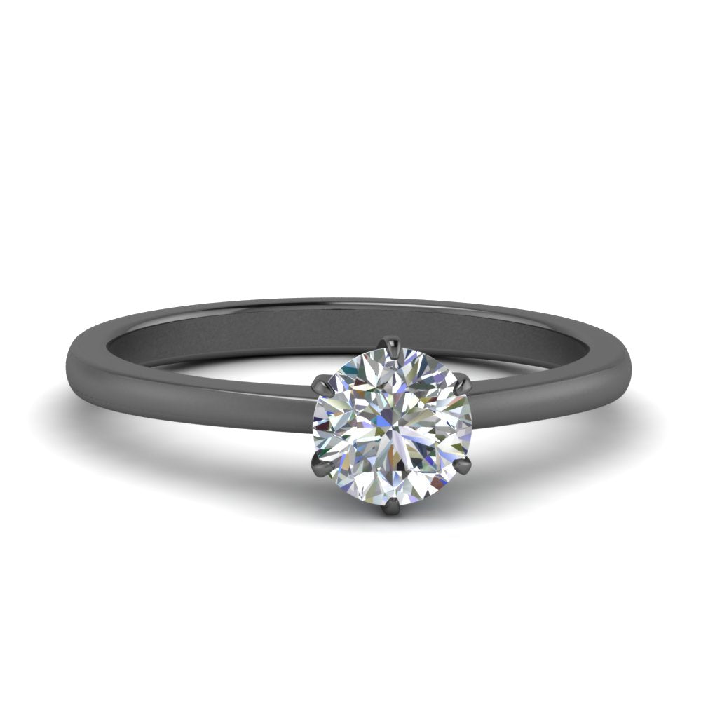 Classic Six Prong Solitaire Ring